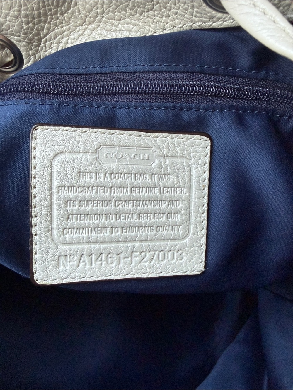 Coach Avery Drawstring Bucket Purse (style number F27003) - Picture 7 of 9